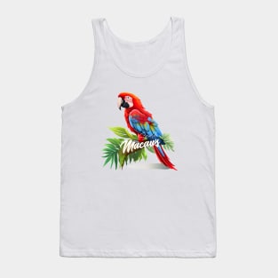 Scarlet Macaws Tank Top